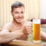 Beer spa man