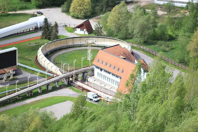 Bobsleigh track in sigulda