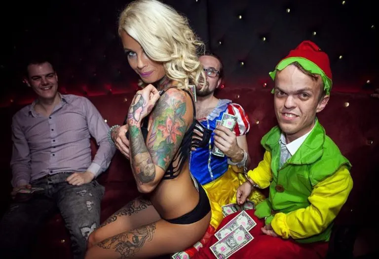Dwarf with a stripper