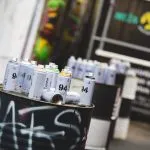 Attrezzatura per il laboratorio di graffiti