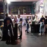 Having fun on a cocktail workshop