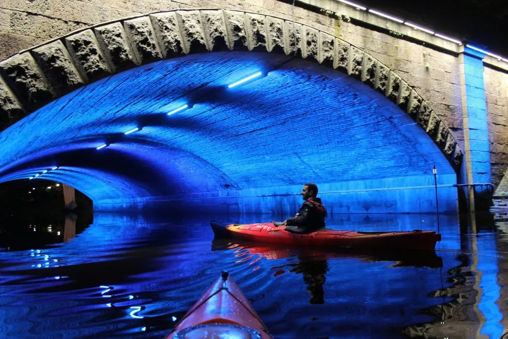 Kayak by night
