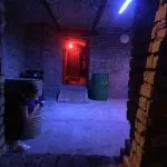 Laser tag arena underground battle