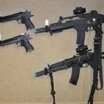 Laser tag equipment on