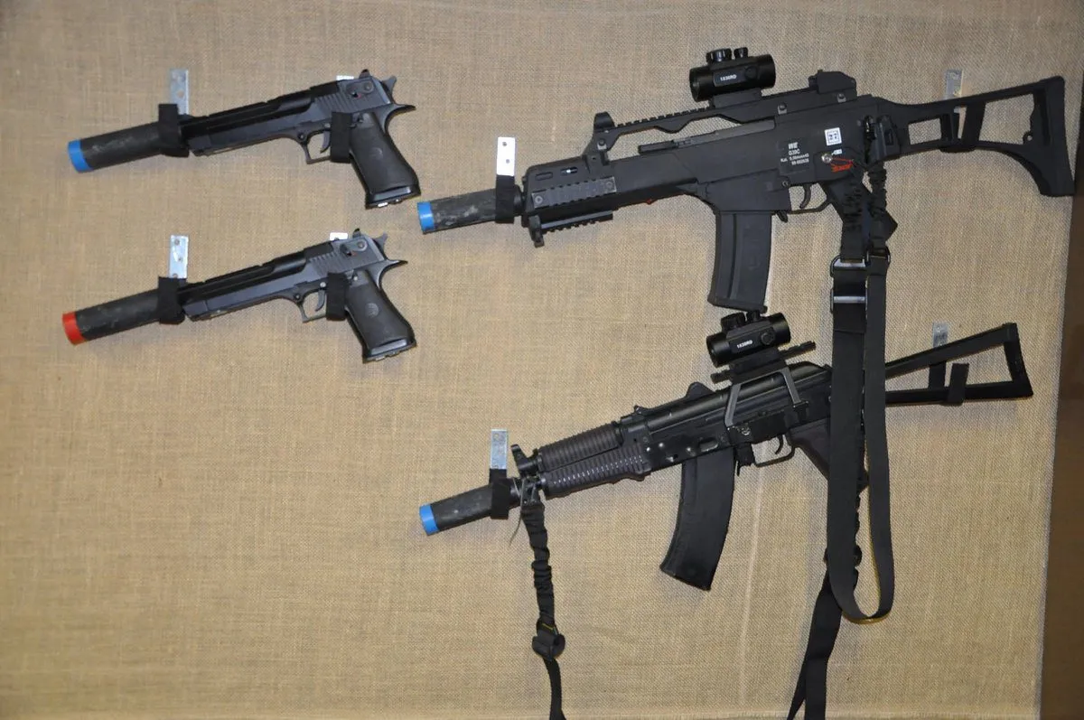 Laser tag equipment on