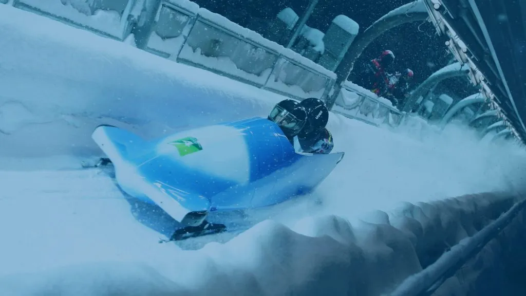Bobsleigh ride in Latvia – a popular stag day trip from Riga