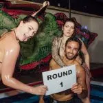 Oil wrestling