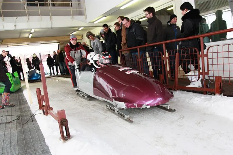 Olympic style bobsleigh riga