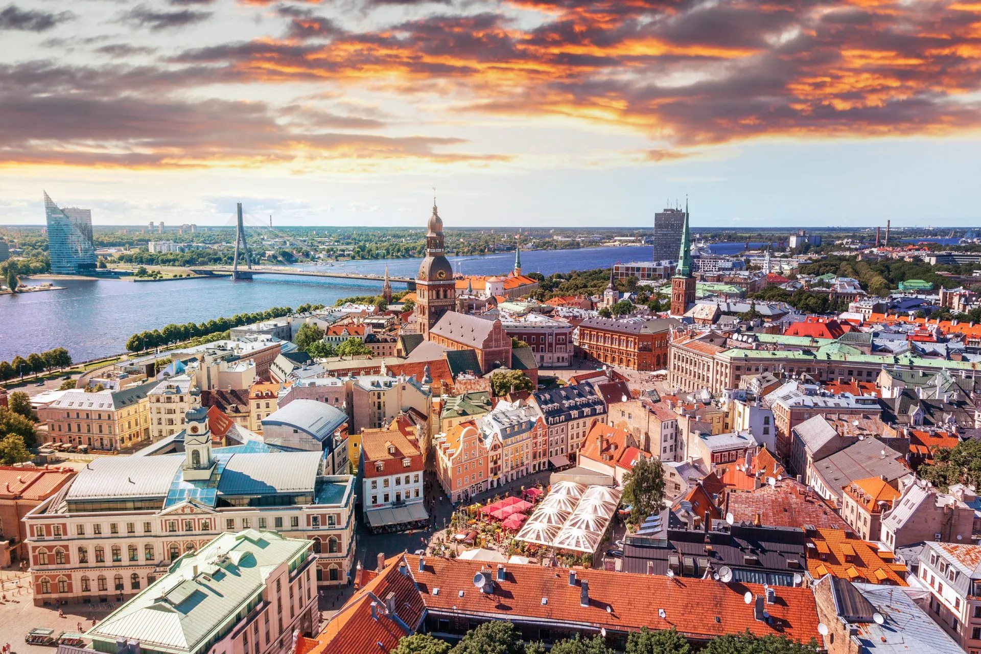 Riga sunset