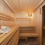 Sauna inside