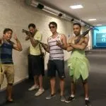 Shooting range stag