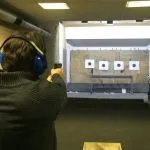 Shooting range target