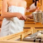 Strip sauna