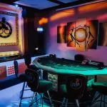 Strip sauna poker